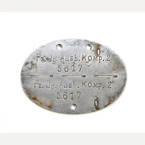 Pz.Jg.Ausb.Komp.2 Erkennungsmarke