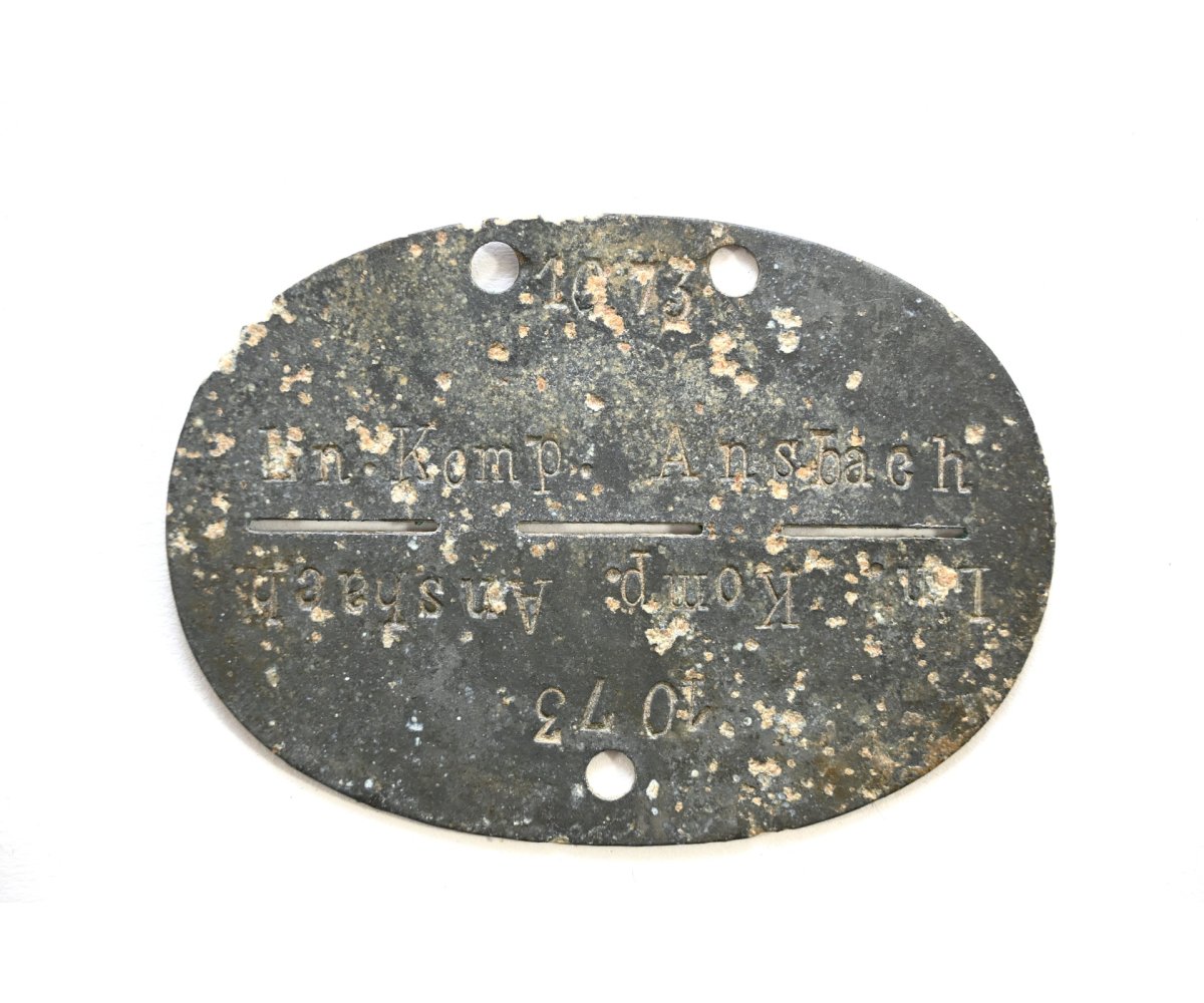 Luftnach.Kp. Fl.H. Ansbach Erkennungsmarke