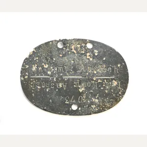 Luftnach.Kp. Fl.H. Ansbach Erkennungsmarke