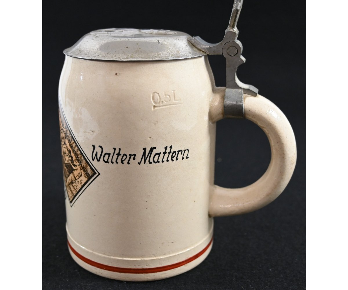 Reichsarbeitsdienst Abt.1/243 Beer Stein (1934/1935) — image 4