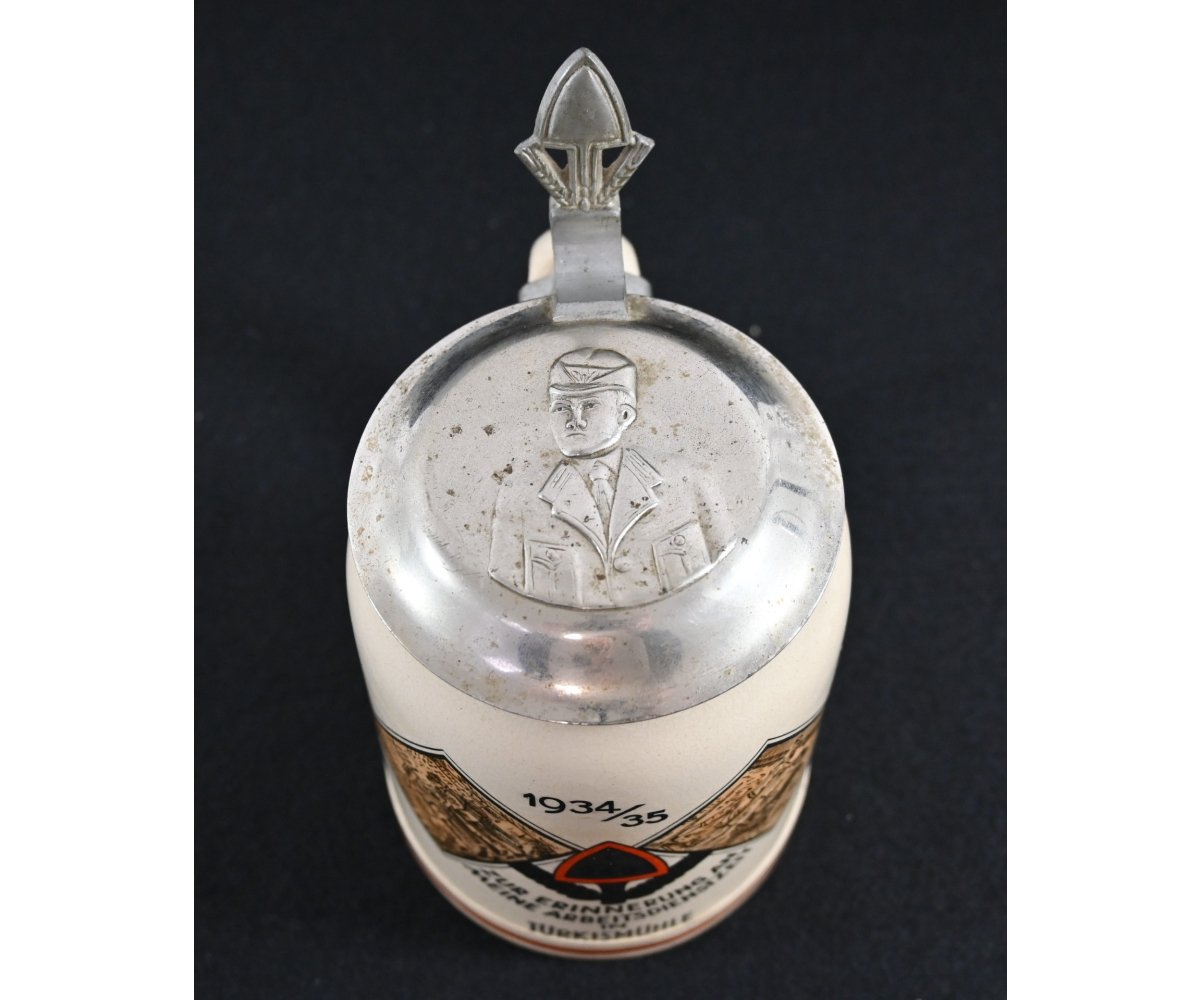 Reichsarbeitsdienst Abt.1/243 Beer Stein (1934/1935) — image 5