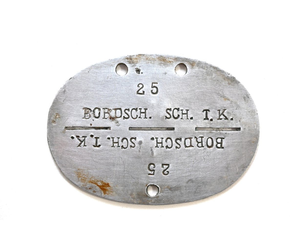 Tech.Komp. Bordschützen Schule Erkennungsmarke