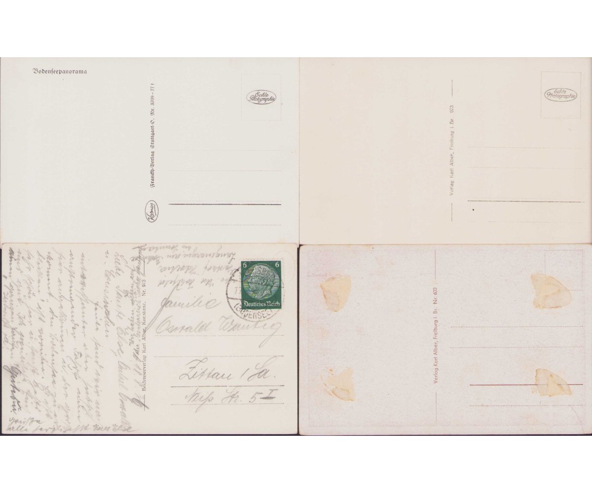 4x Bodense-Panorama Postcards — image 2