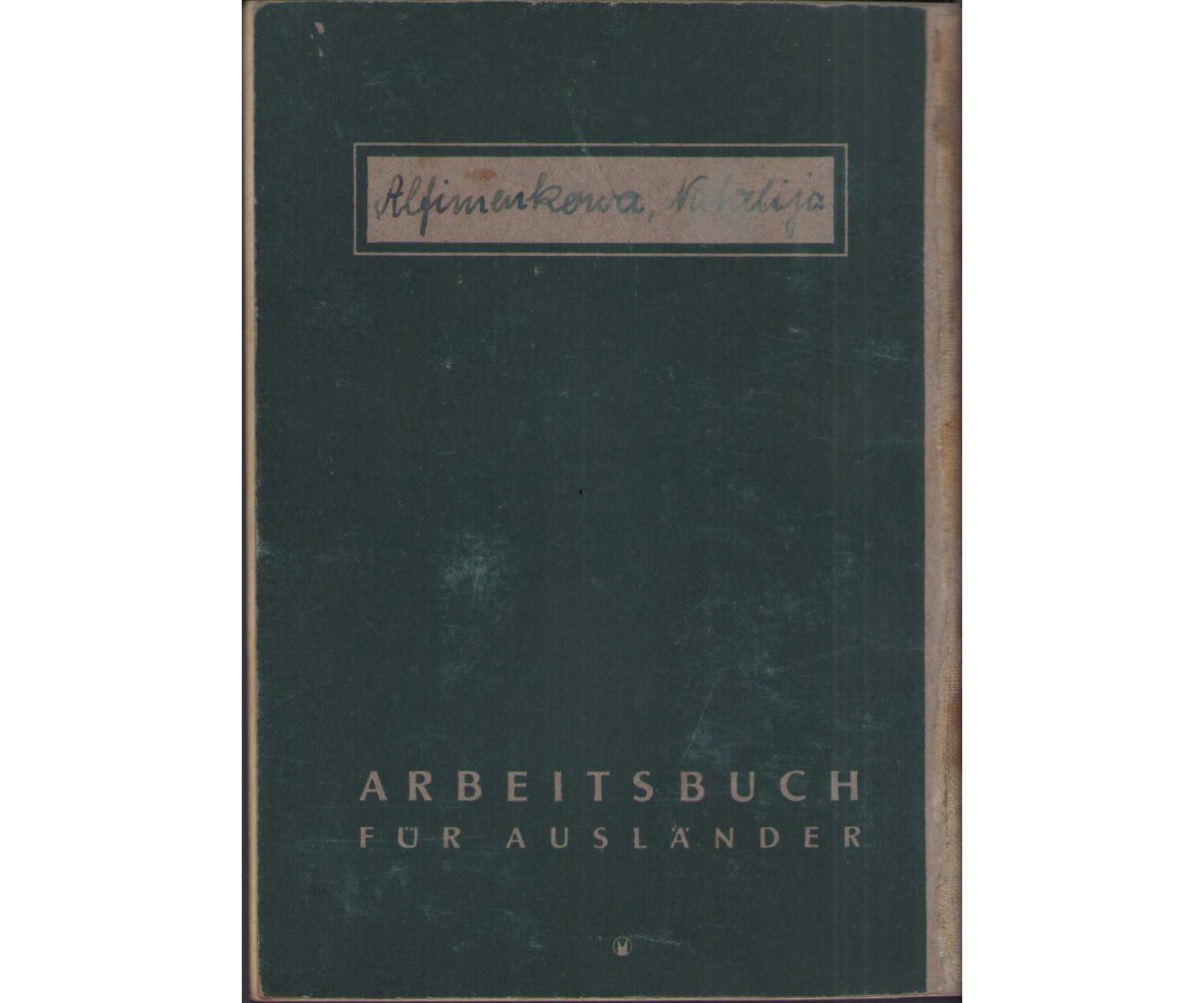 Arbeitsbuch für Ausländer 1944 (Ostarbeiter-in) — image 8