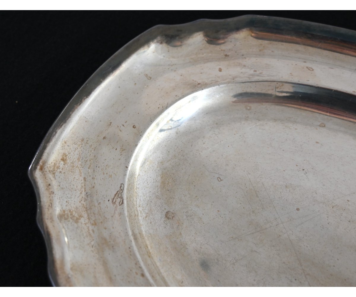 Rare Silver-plated Luftwaffe Serving Platter (WMF) — image 3