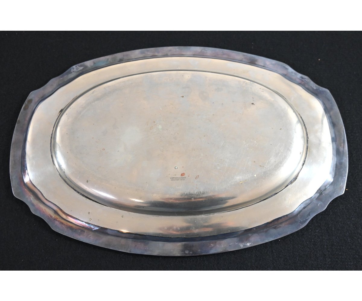 Rare Silver-plated Luftwaffe Serving Platter (WMF) — image 5