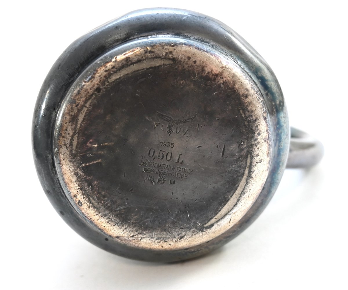 Rare Silver-plated Luftwaffe Pitcher (1936, WMF) — image 5
