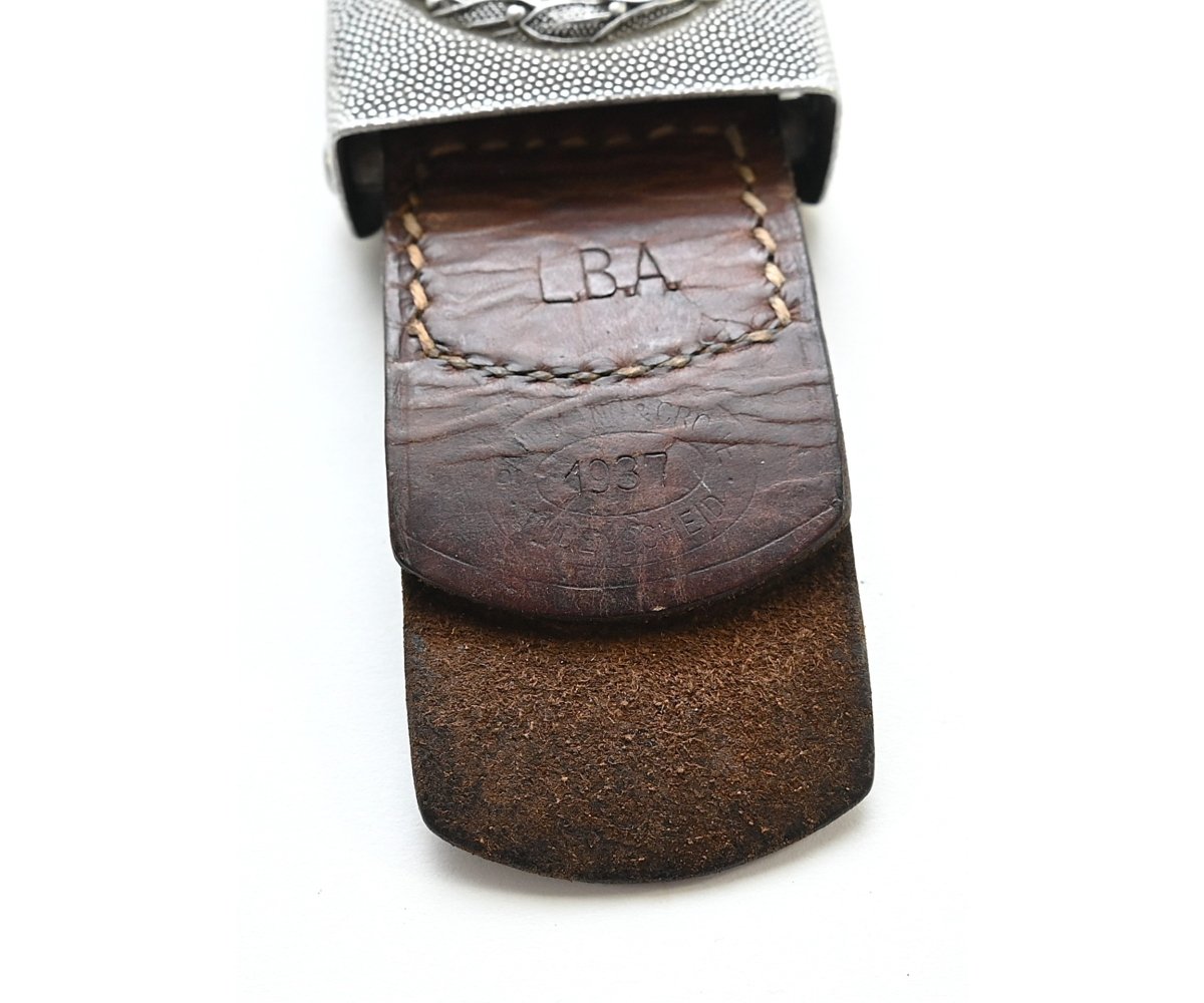 Luftwaffe Buckle with (LBA) Tab (P.&Crone, 1937) — image 8