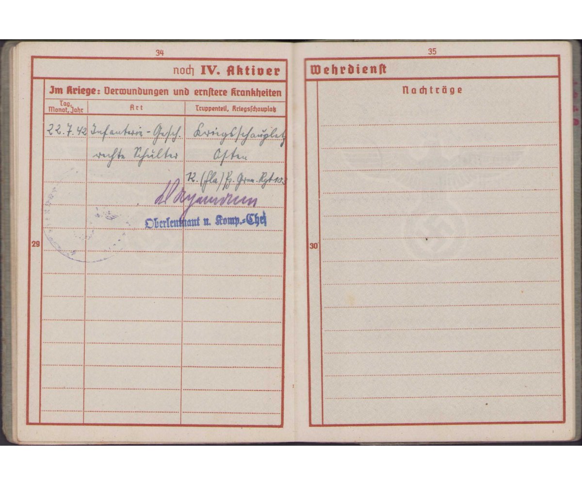 Fla.Btl.66 Wehrpaß (2xVWA/Ost/EKII) — image 12