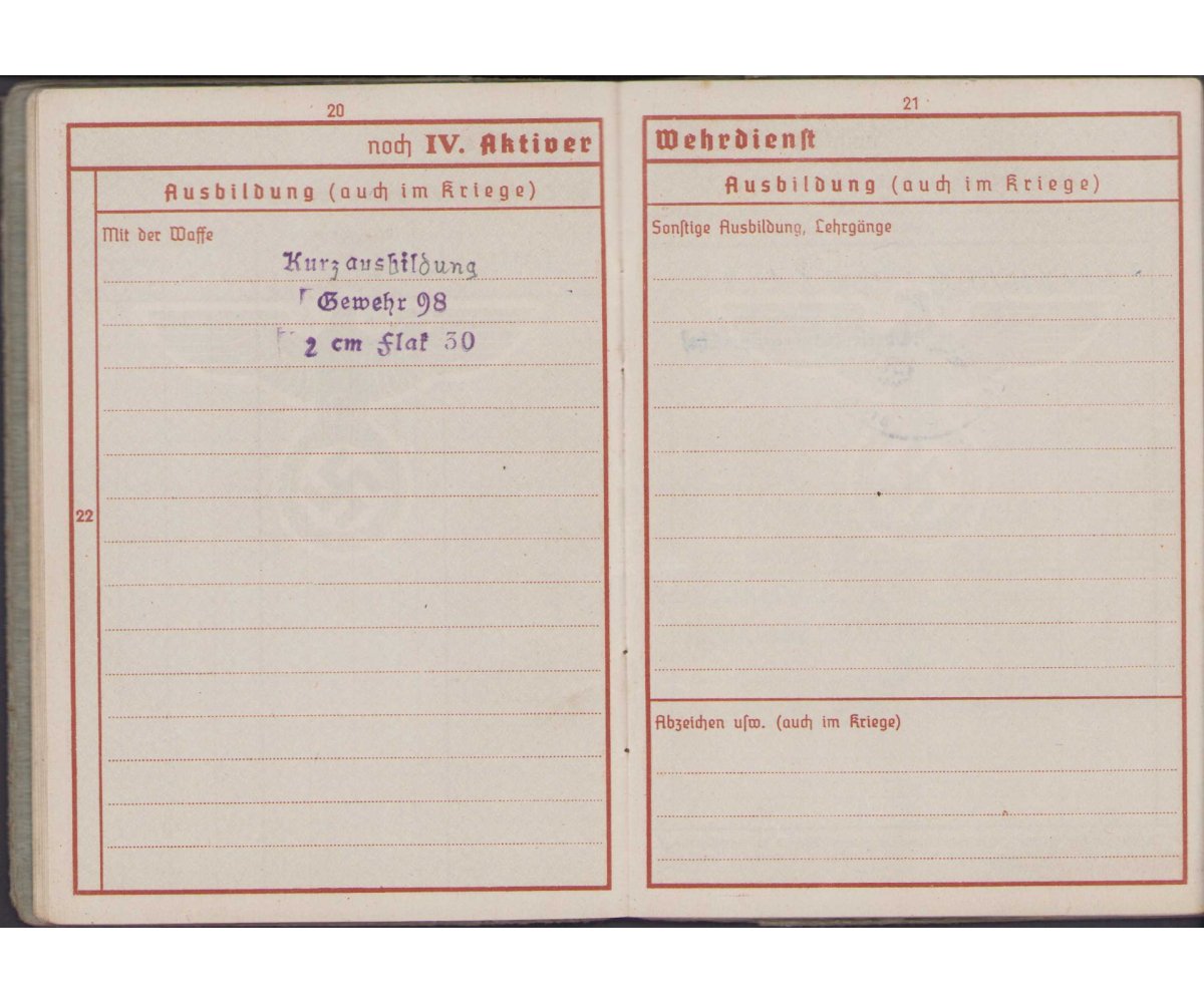 Fla.Btl.66 Wehrpaß (2xVWA/Ost/EKII) — image 8