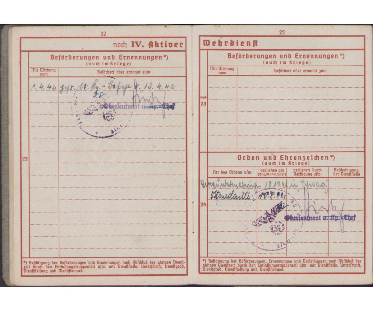 Fla.Btl.66 Wehrpaß (2xVWA/Ost/EKII) — image 9