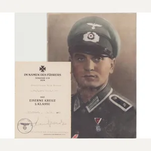 Pz.Jg.Abt.(kroat) 369 EKII + Portrait Set