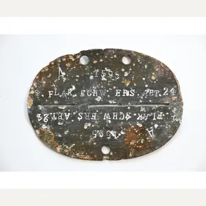 4.Btr.Flakschw.Ers.Abt.24 Erkennungsmarke