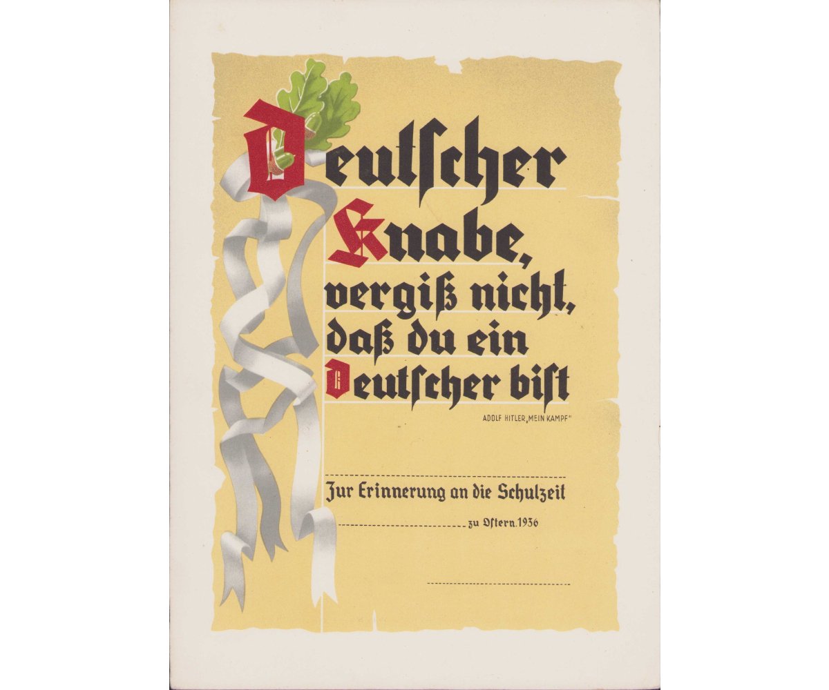 Commemorative 'Schulzeit' Folder/Document — image 3