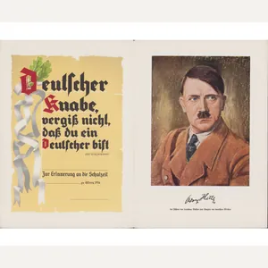 Commemorative 'Schulzeit' Folder/Document