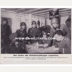 'Kompaniegefechtsstand im Westen' Bilderkasten Press Photo