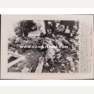 'Dead Skorzeny Soldier' US Press Photo