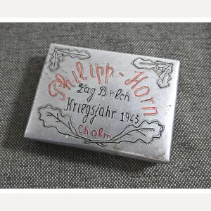 Kriegsgefangener 'Lag Brlch (Cholm)' Cigarette Case (1943)