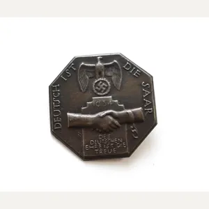 'Deutsch ist die Saar 1934' Abzeichen