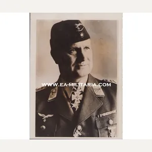 Ritterkreuzträger General Loerzer Press Photo