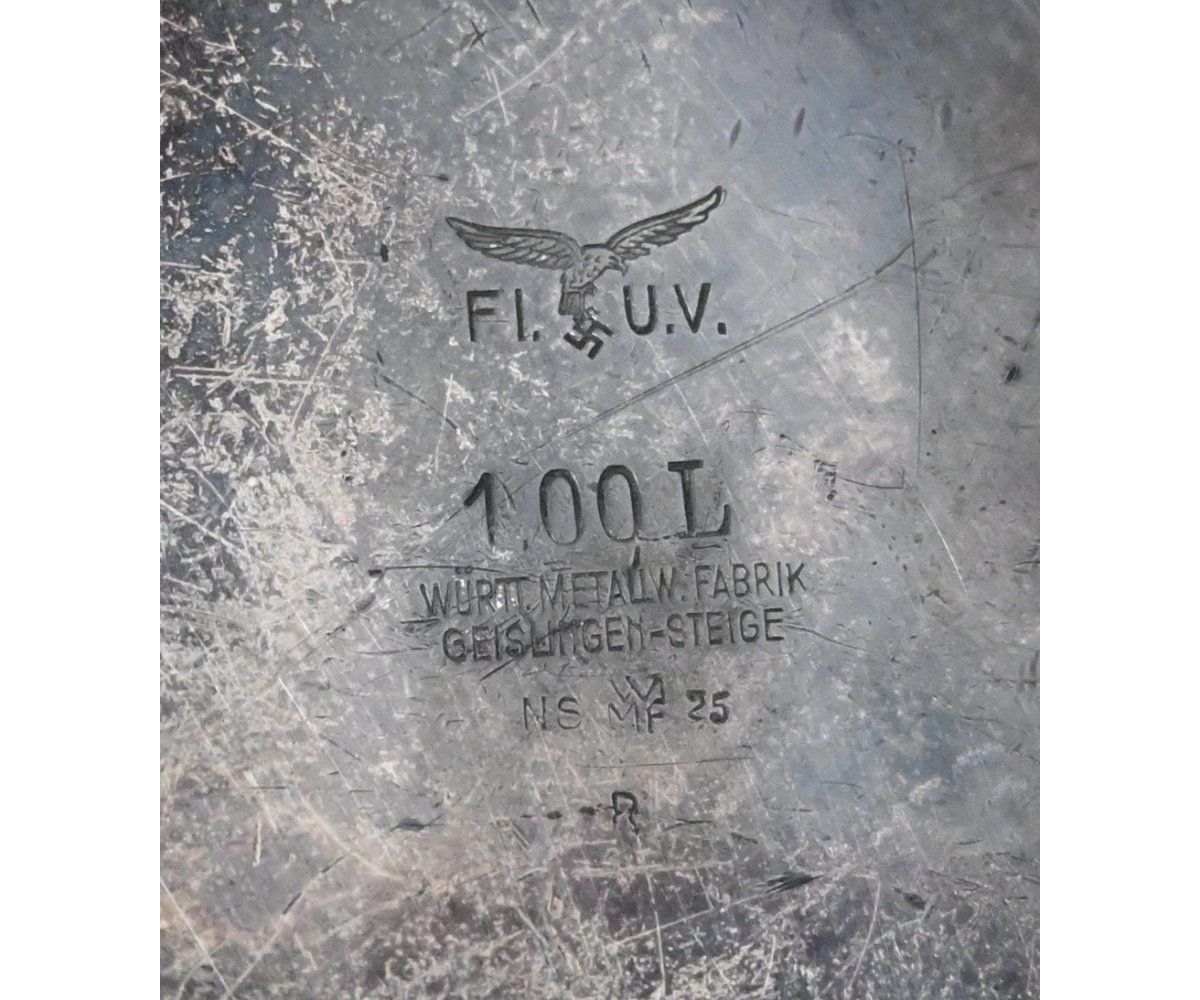 Rare 1ltr. Silver-plated Luftwaffe Pitcher (1936, WMF) — image 7