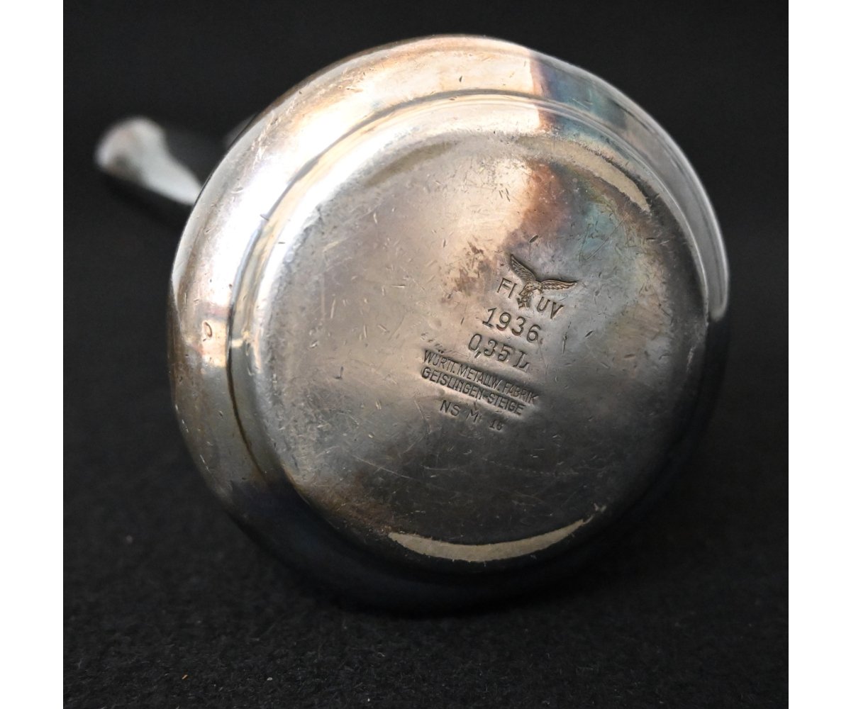 Rare 0,35ltr. Silver-plated Luftwaffe Pitcher (1936, WMF) — image 6