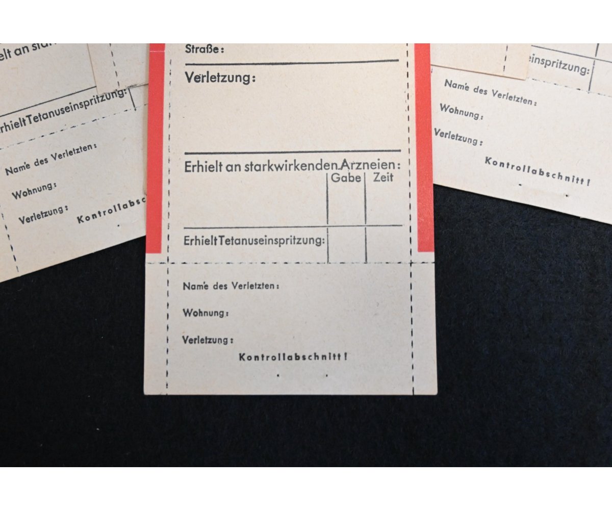 German Wound Tag (Anhängezettel für Verletzte) — image 3