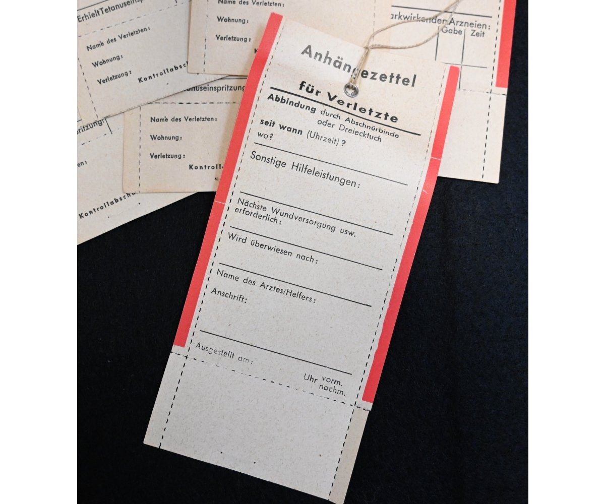 German Wound Tag (Anhängezettel für Verletzte) — image 4