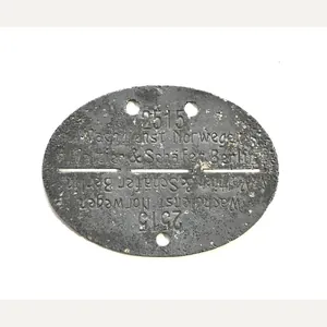 Wachdienst Norwegen Erkennungsmarke