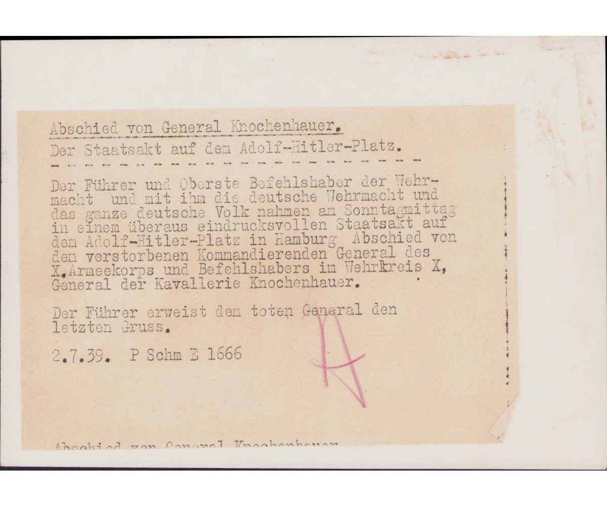 'Abschied von General Knochenhauer' Press Photo — image 2