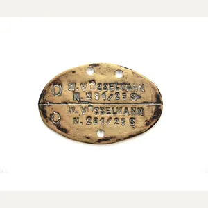 Rare Brass Kriegsmarine Erkennungsmarke 1925