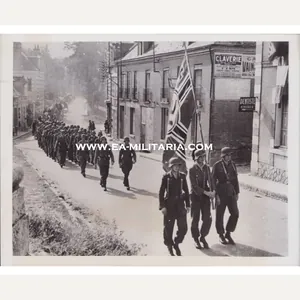 'Nazi Flag for the last Time' US Press Photo