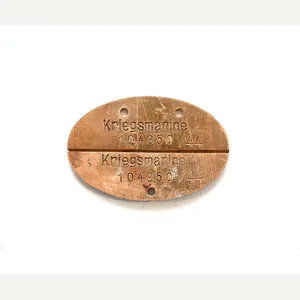 Kriegsmarine Erkennungsmarke 1944