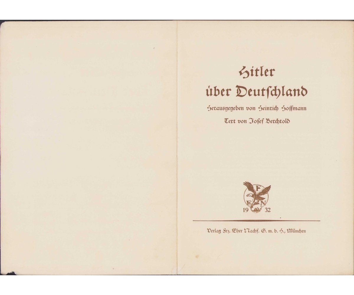 Rare 'Hitler über Deutschland' Book 1932! — image 2