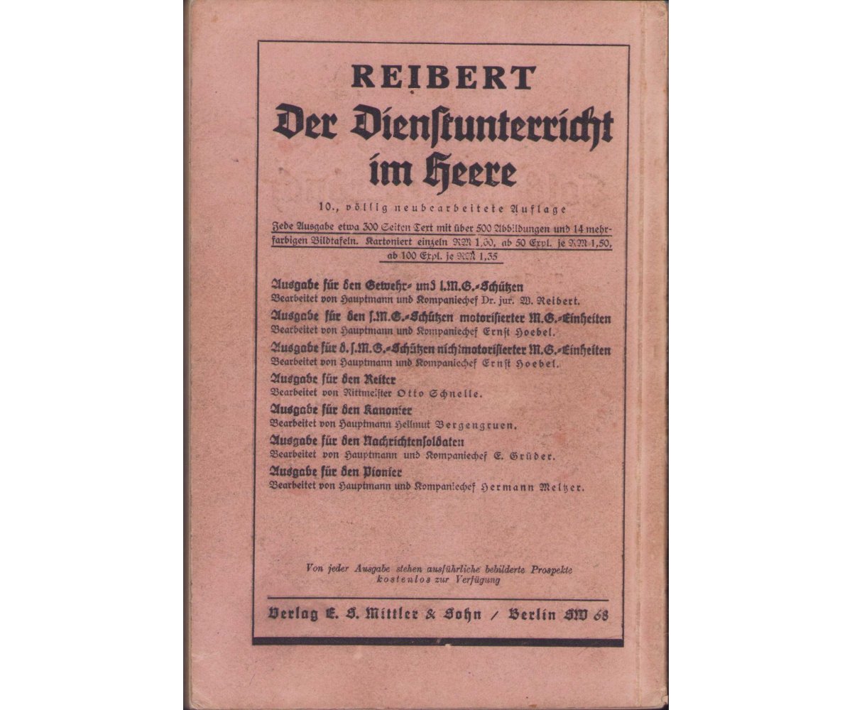 WH Panzerschützen/ Kraftfahrer Reibert 1938 — image 15