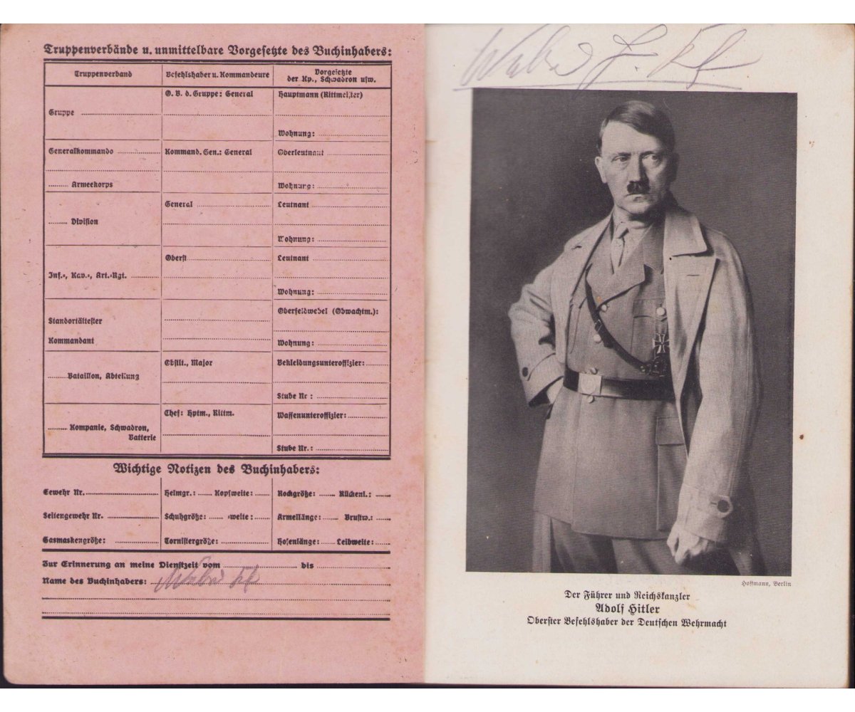 WH Panzerschützen/ Kraftfahrer Reibert 1938 — image 2