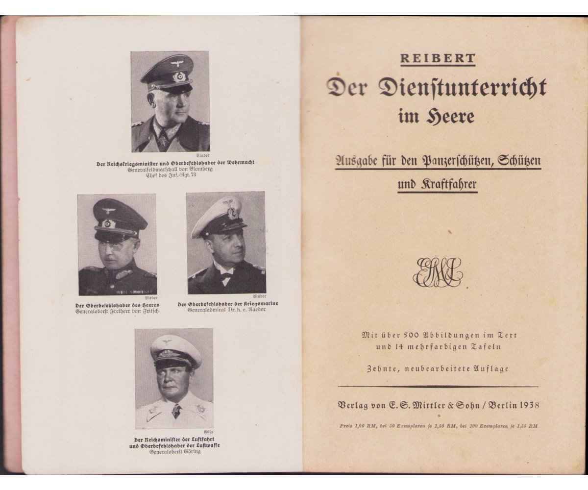 WH Panzerschützen/ Kraftfahrer Reibert 1938 — image 3