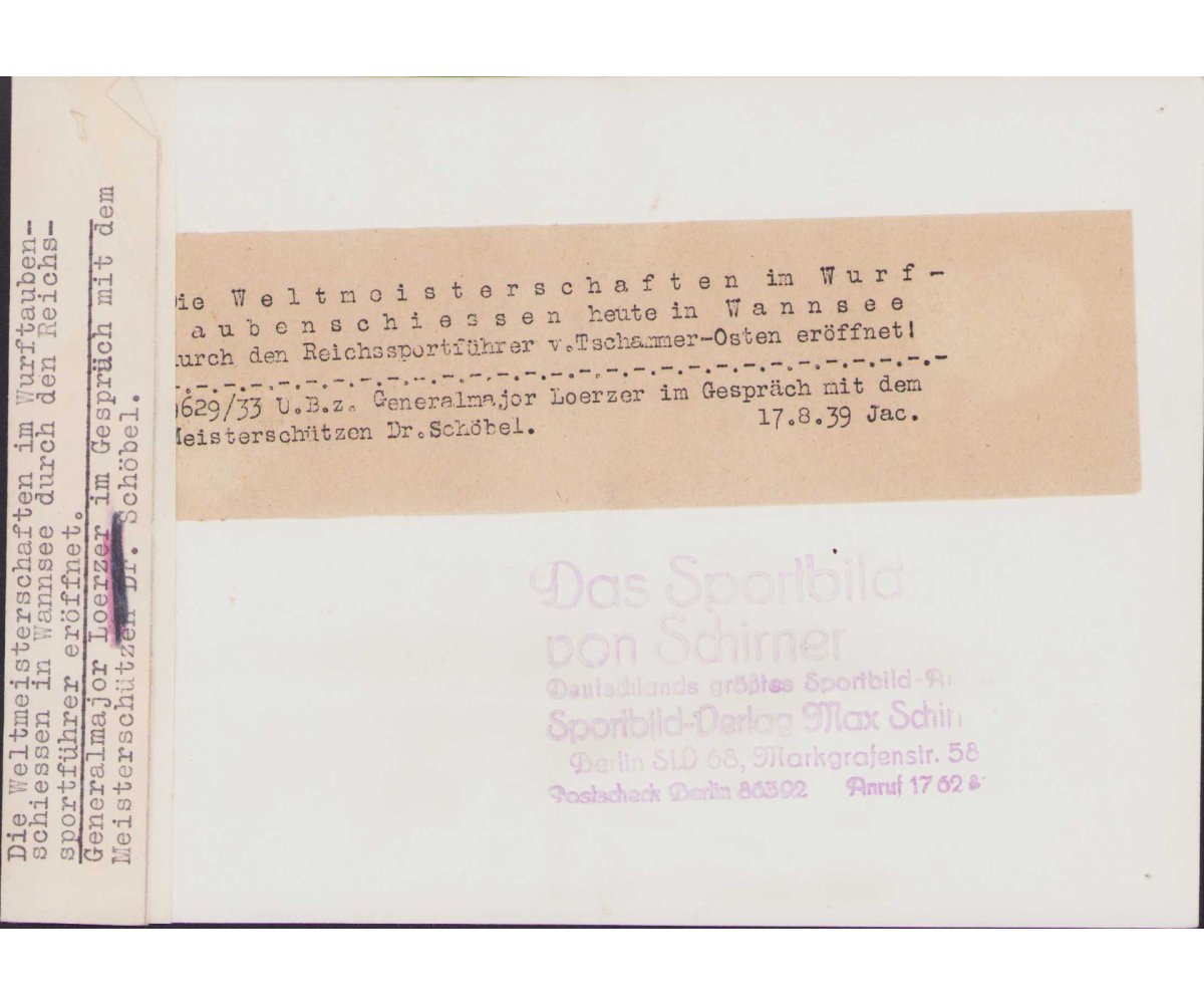 General Bruno Loerzer Press Photo — image 2