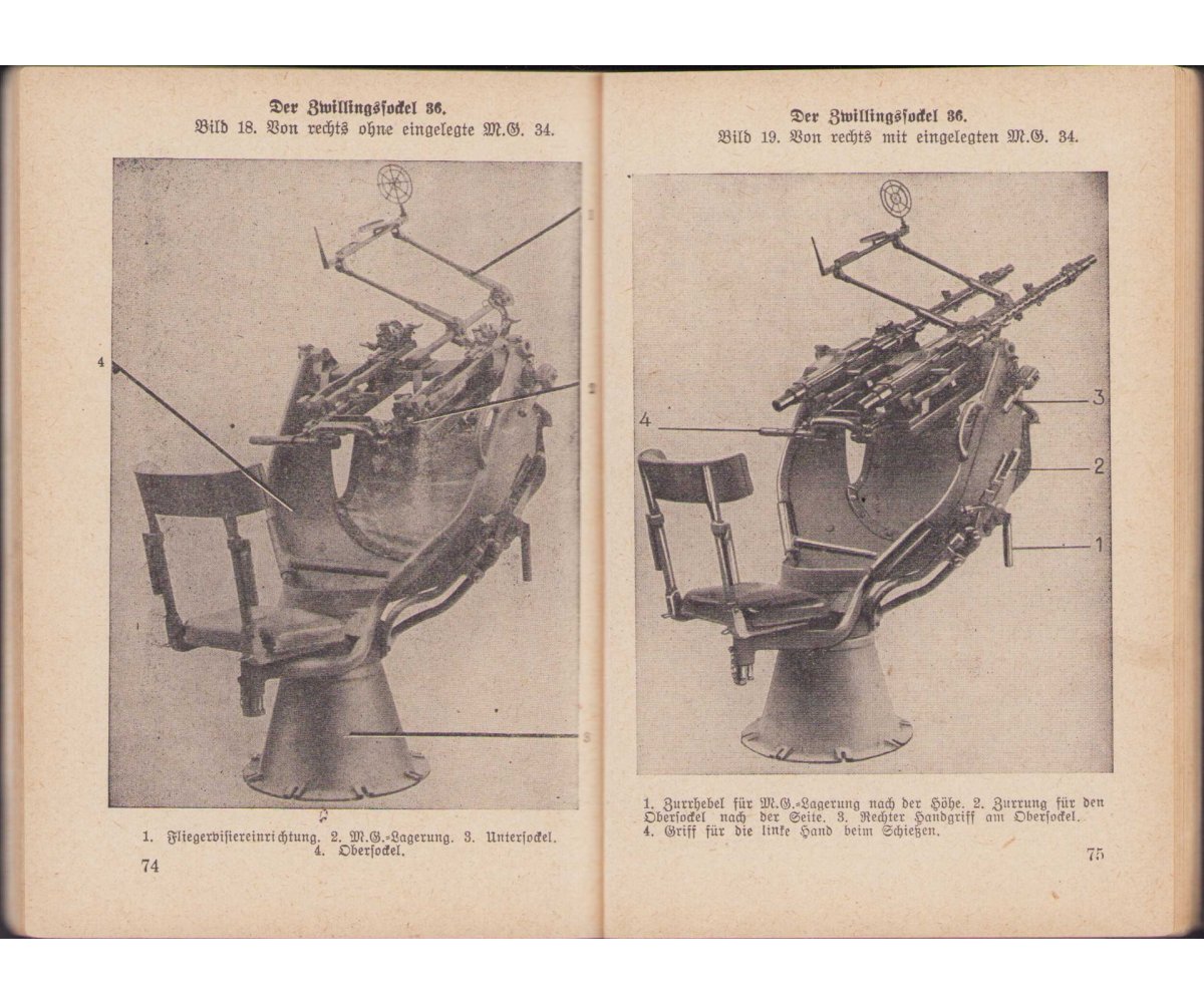 Rare M.G.34 Instruction Manual Teil 1(1940) — image 8