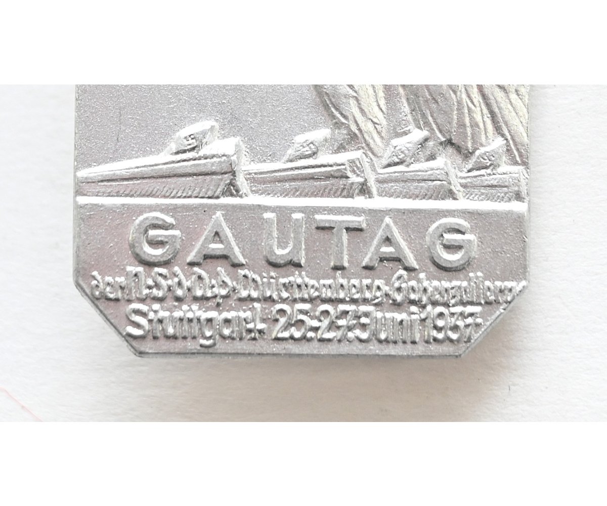 'Gautag der N.S.D.A.P. Stuttgart 1937' Abzeichen — image 3