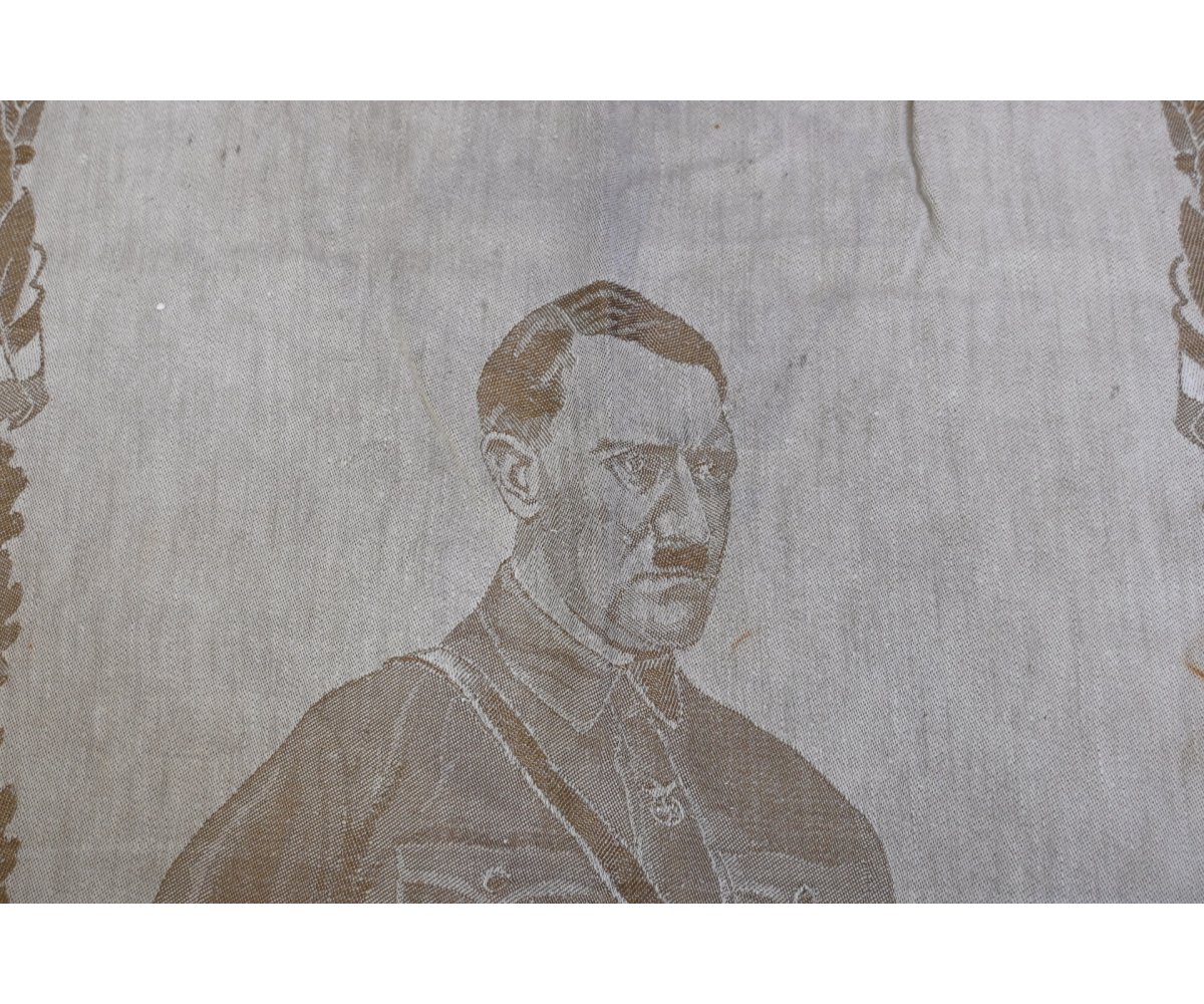 Very Rare Adolf Hitler Tapestry — image 3