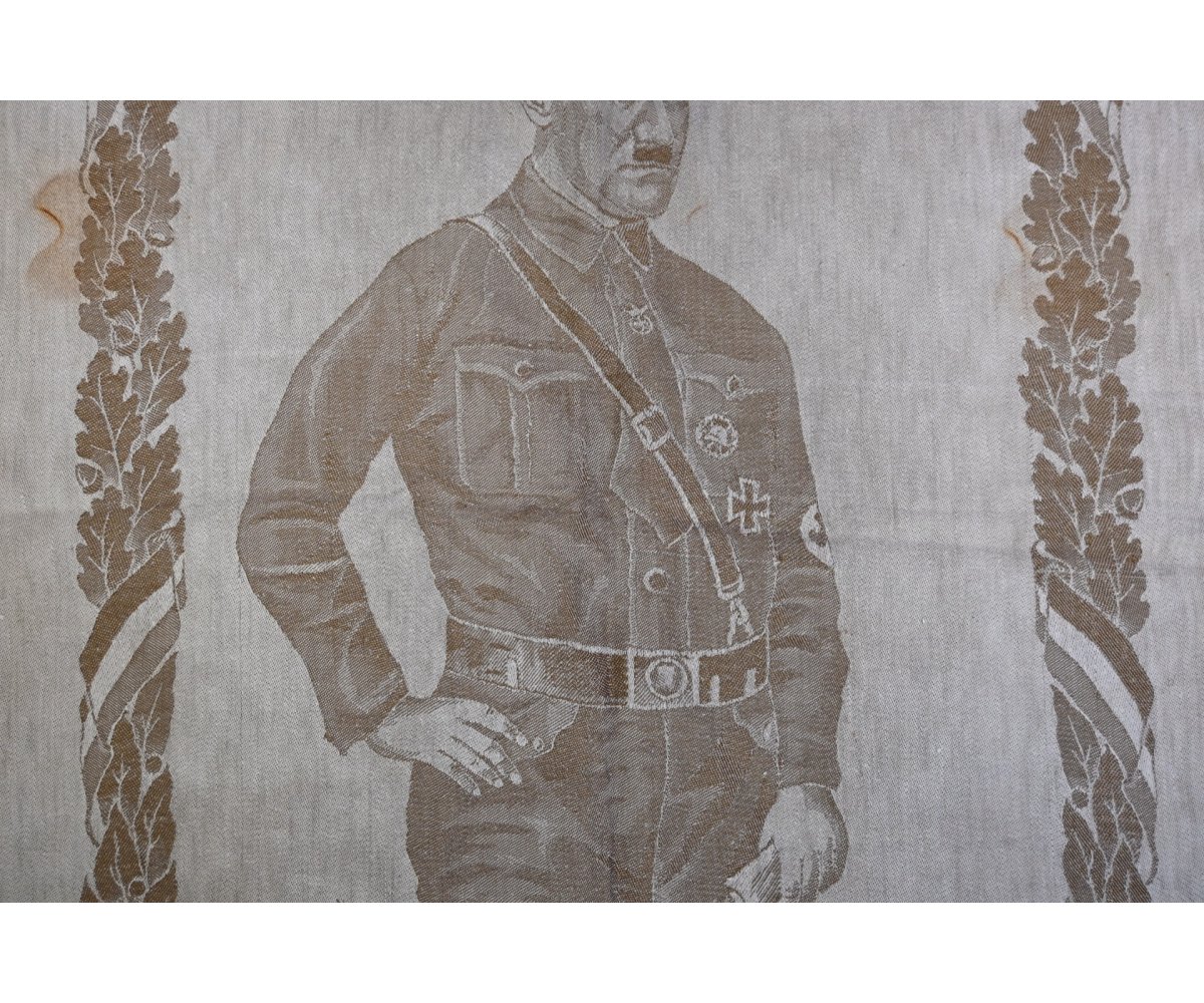 Very Rare Adolf Hitler Tapestry — image 4