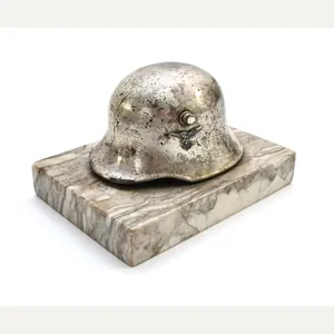Rare Luftwaffe DD Helmet Desk Paper Weight