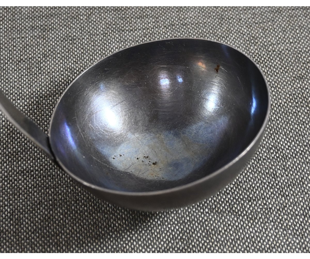 Large Stainless Steel Kriegsmarine Soup Ladle — image 2