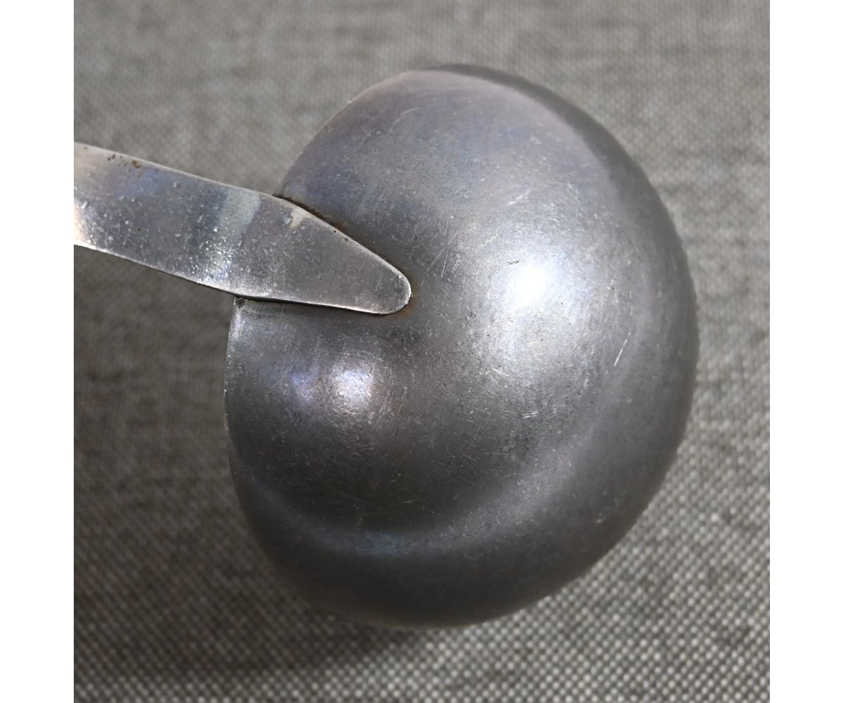 Large Stainless Steel Kriegsmarine Soup Ladle — image 3