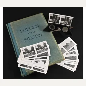 Rare LW 'Fliegen und Siegen' Raumbildalbum