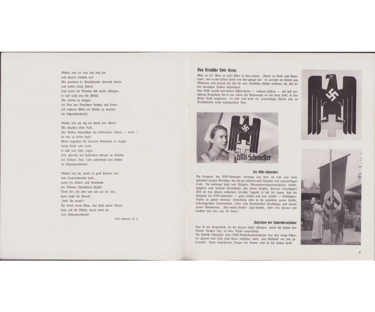 Rare 'Drk-Schwester' Recruitment Booklet — image 2
