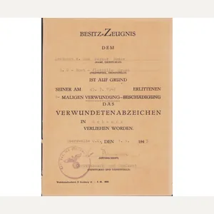 9.U-Boot Flot. Brest VWA Award Document