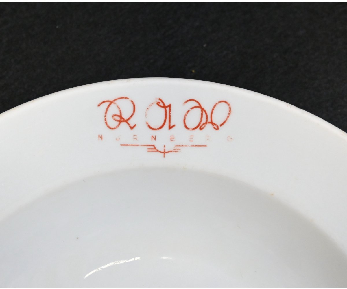 Company Marked Porcelain DAF Soup Plate — image 2