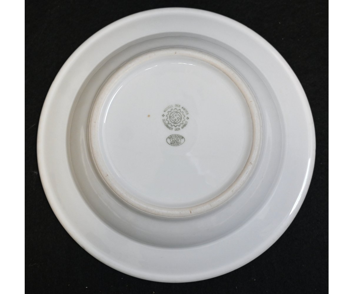 Company Marked Porcelain DAF Soup Plate — image 3